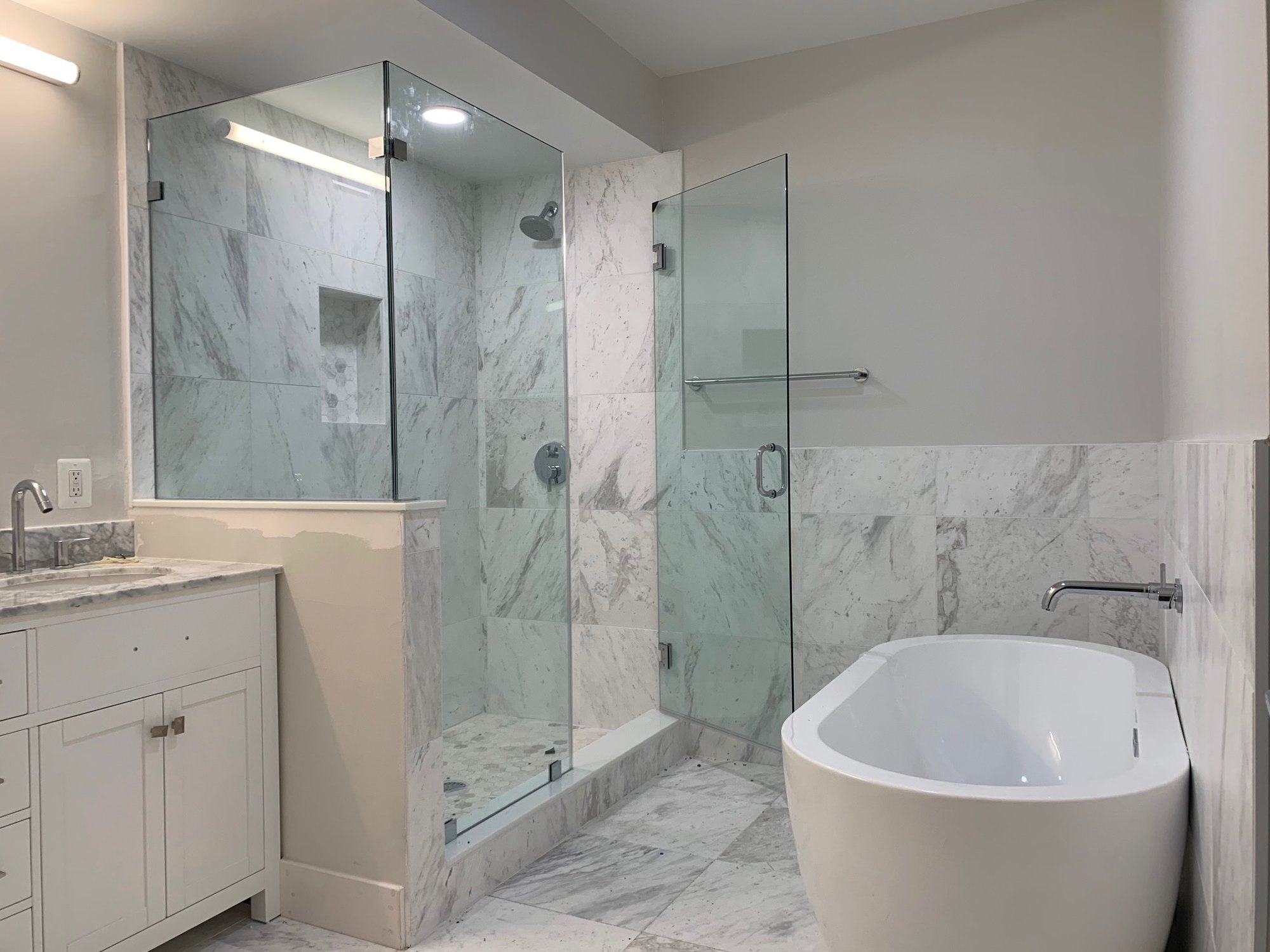 Bathroom renovation project