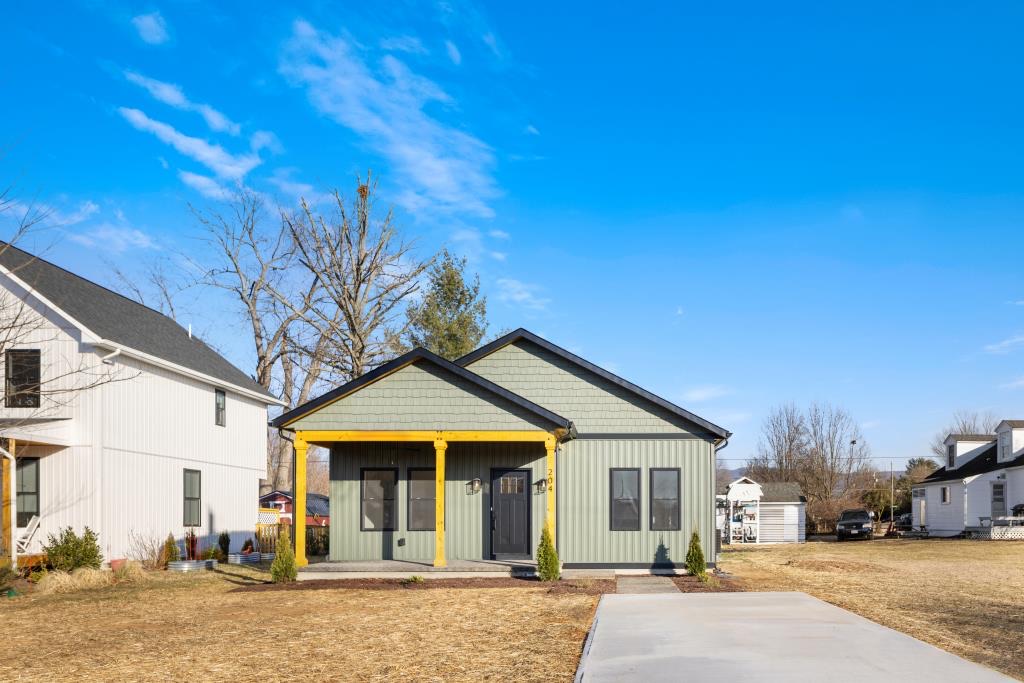 Completed green custom home construction project